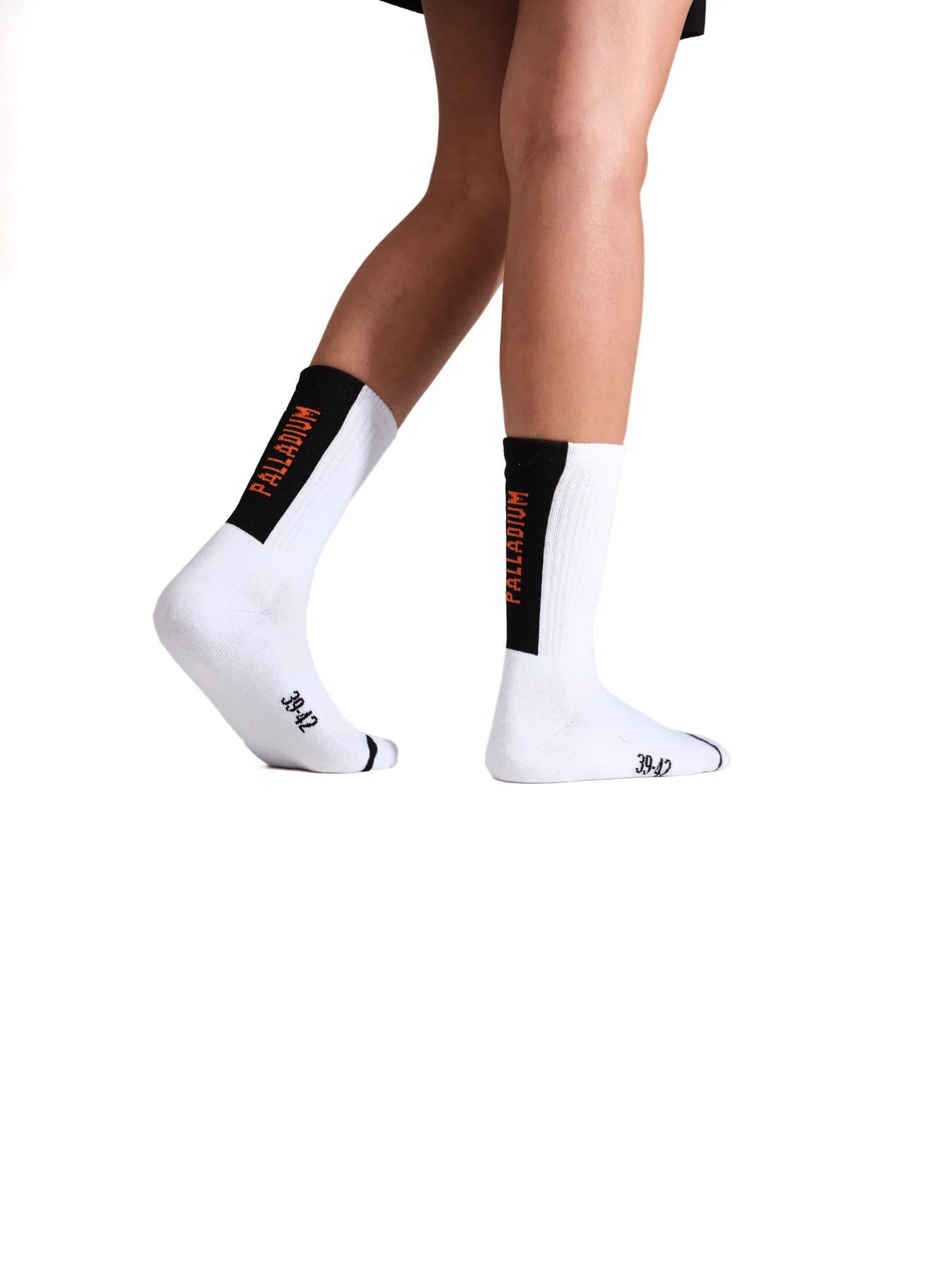 SX7384-100 | JACQUARD MID SOCKS 1 | WHITE - Image 3